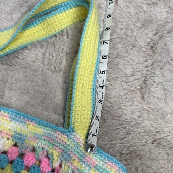 Multicolor Crochet Tote Bag - Picture 6 of 6